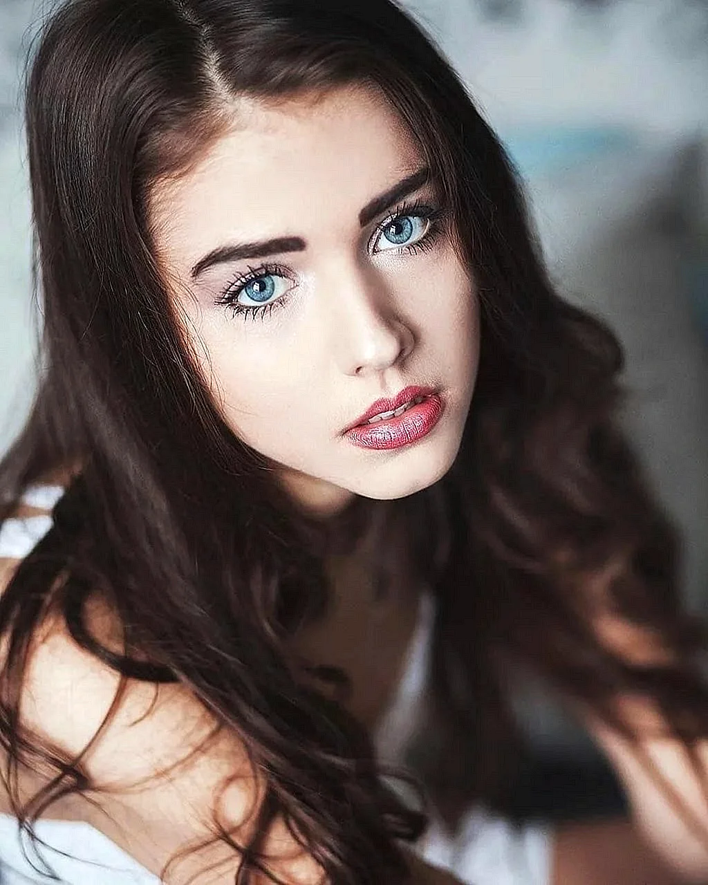 Красивые девушки с голубыми глазами фото