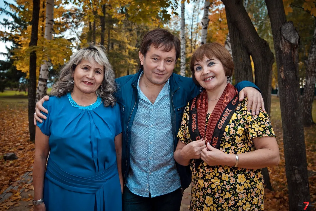 Айдар Галимов с женой