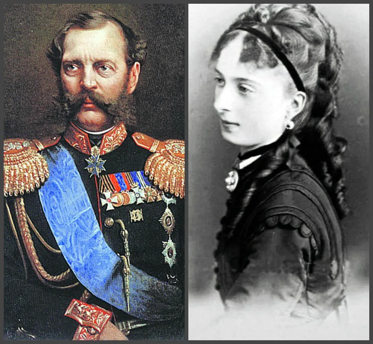 Александр 2 и Екатерина Долгорукая