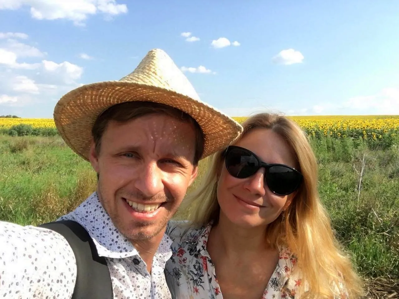 Александр Стекольников с женой