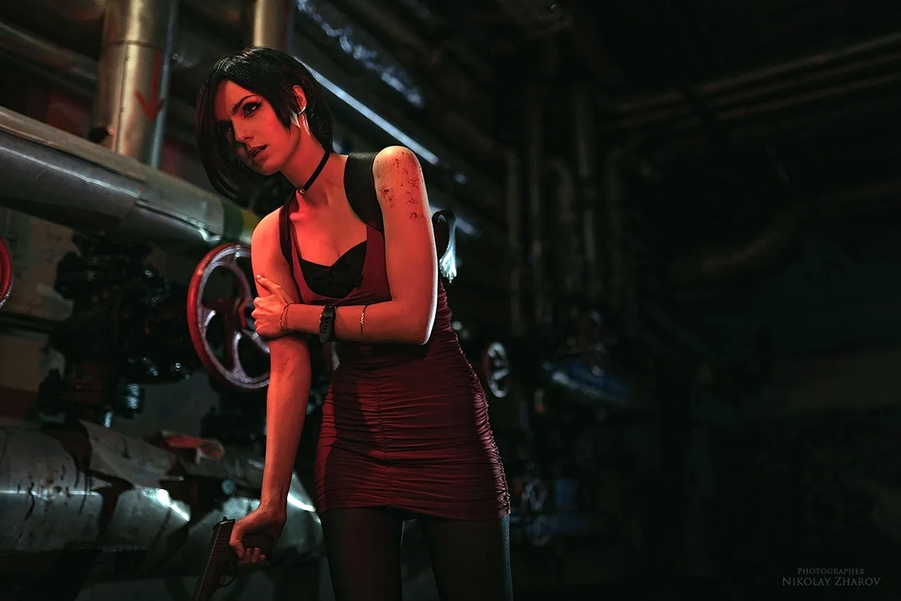 Алиса Шпигель косплей Resident Evil