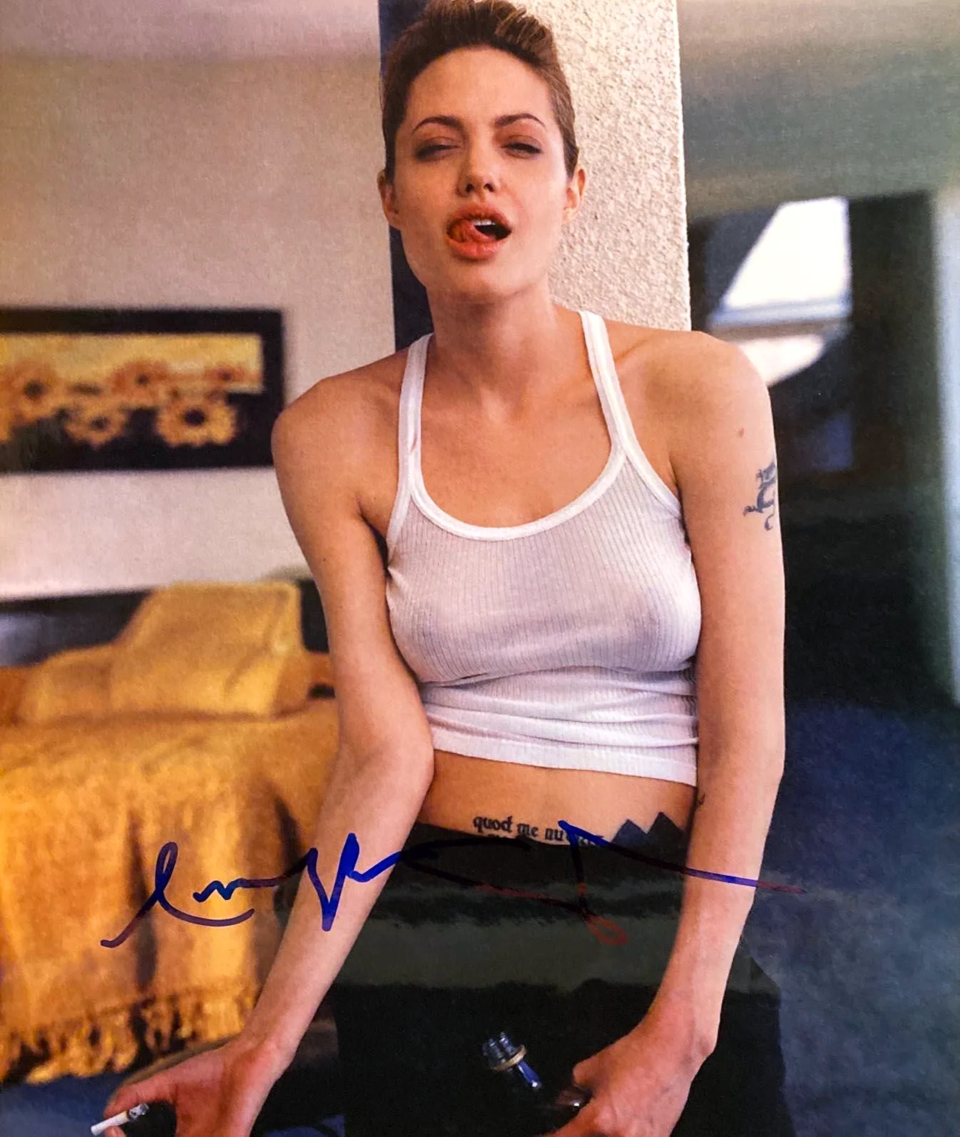 Анджелина Джоли в молодости грудь