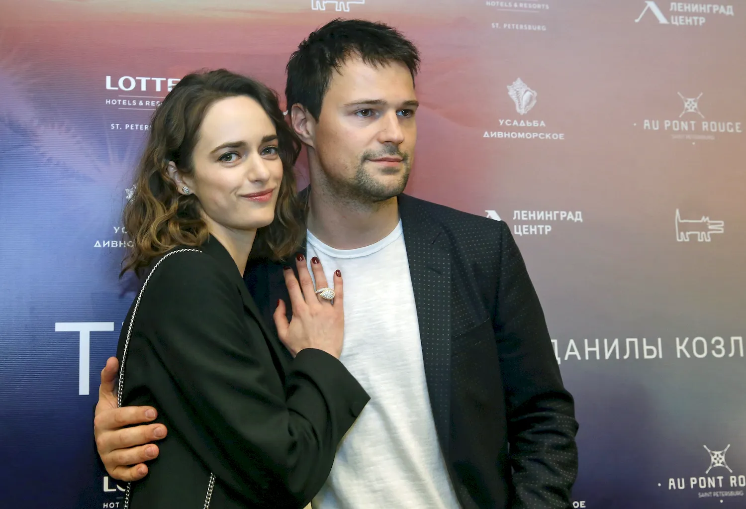 Даниил Козловский с женой