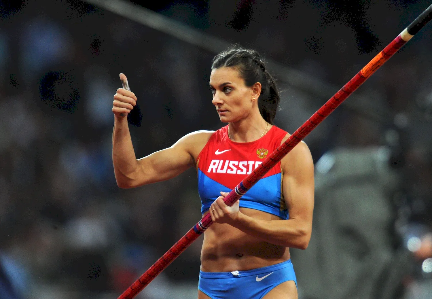 Елена Исинбаева Олимпийская чемпионка