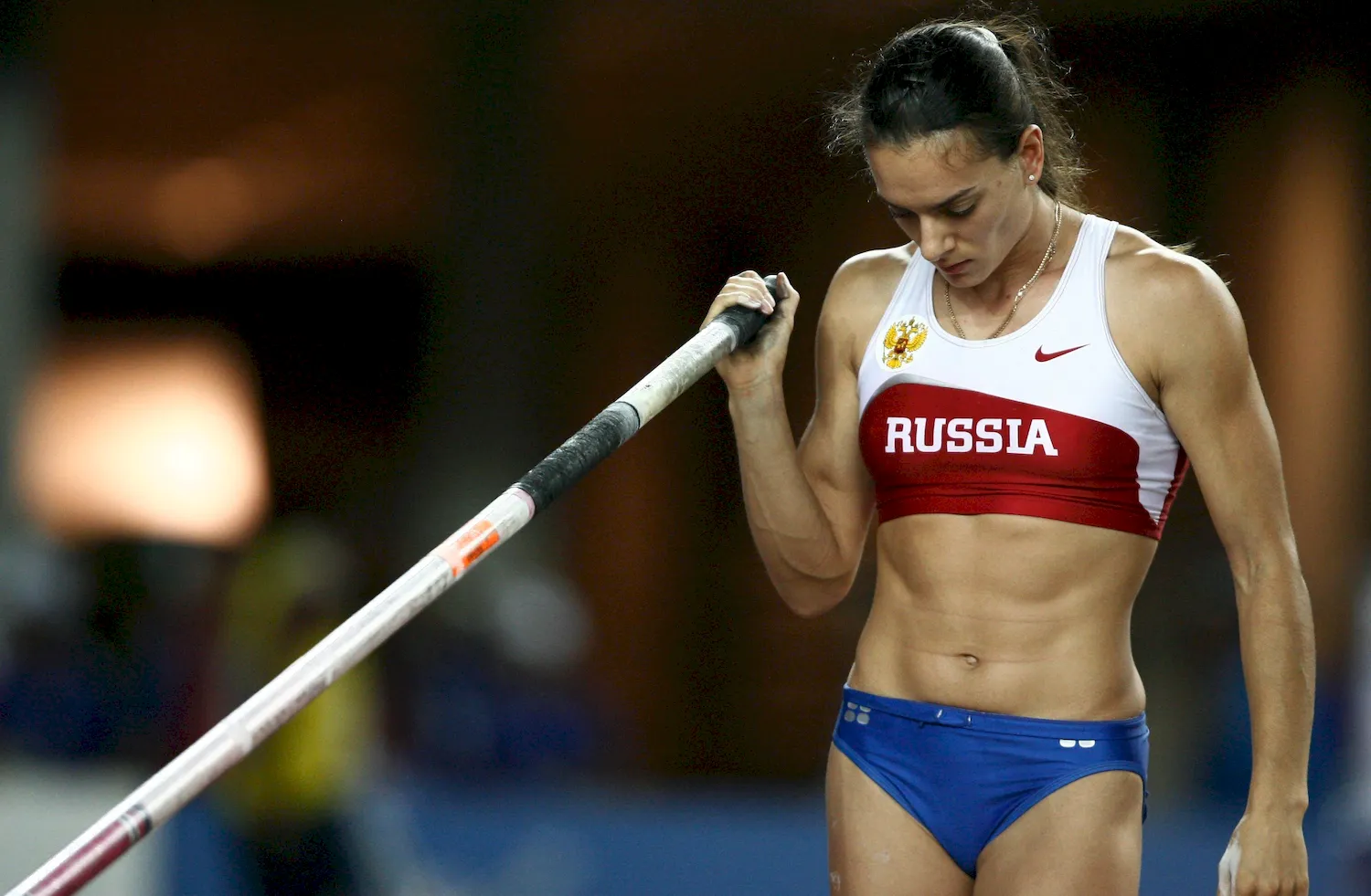 Елена Исинбаева Олимпийская чемпионка