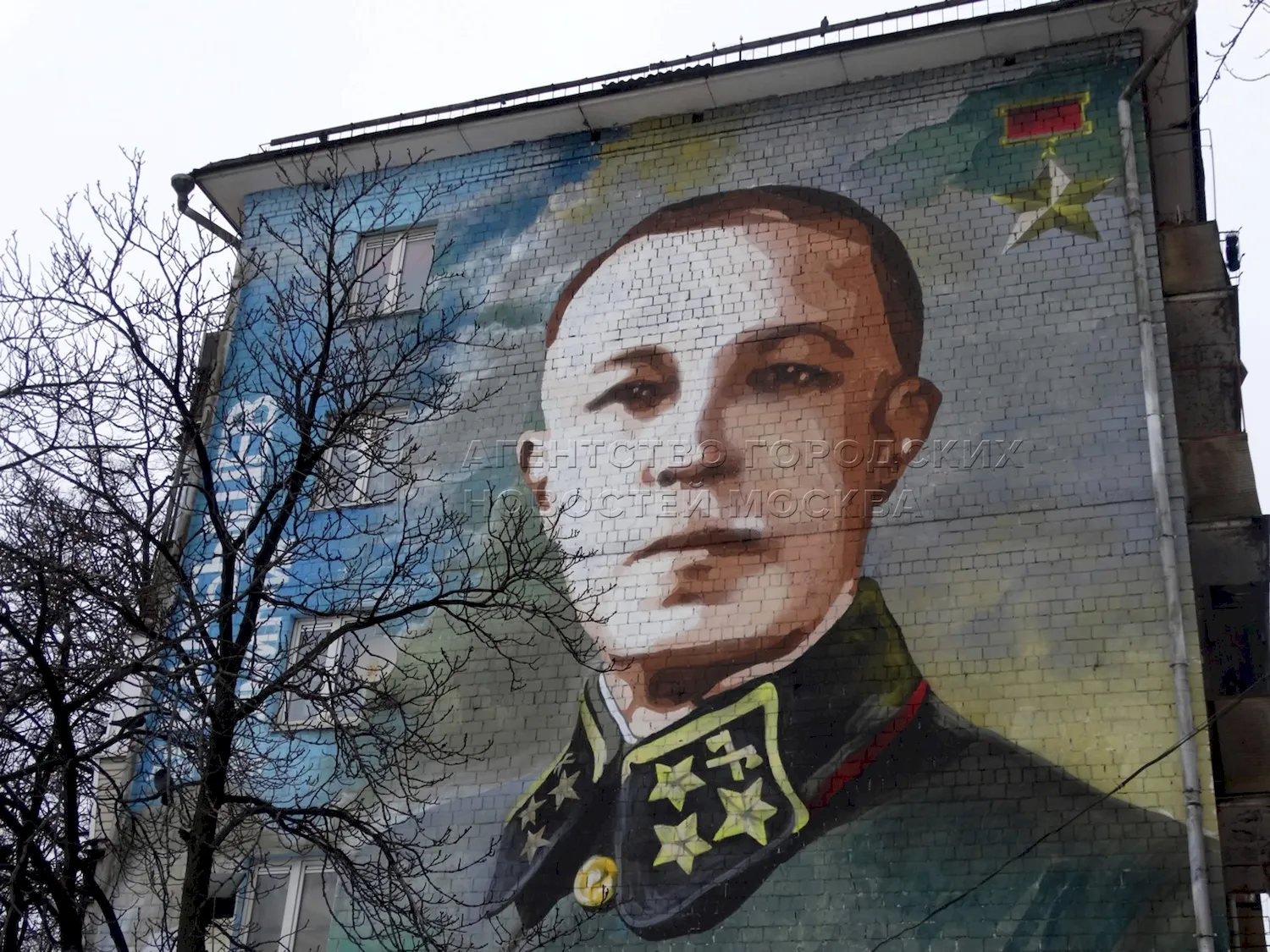 Граффити Рокоссовского в Москве