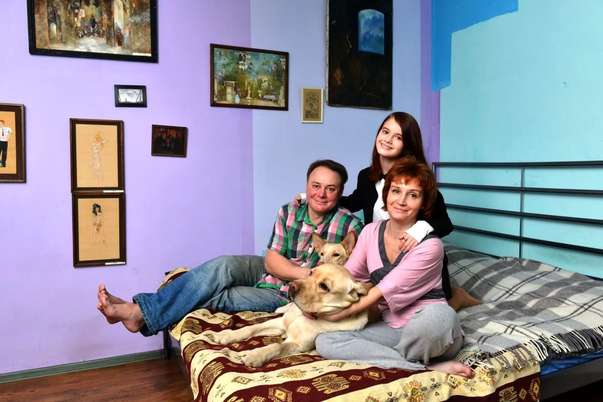 Игорь Николаев Питерский актер с семьей