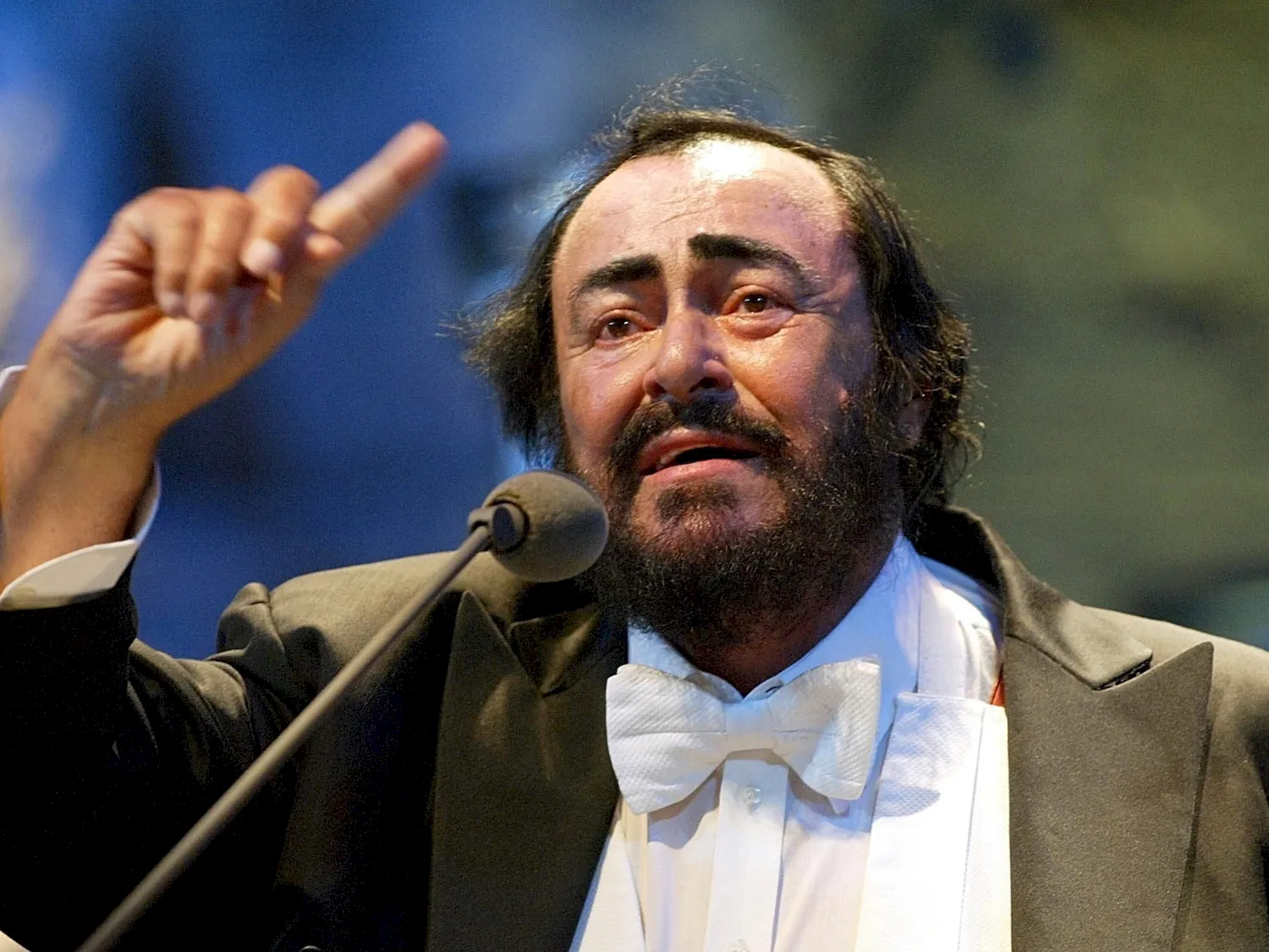 Итальянский оперный певец Лучано Паваротти