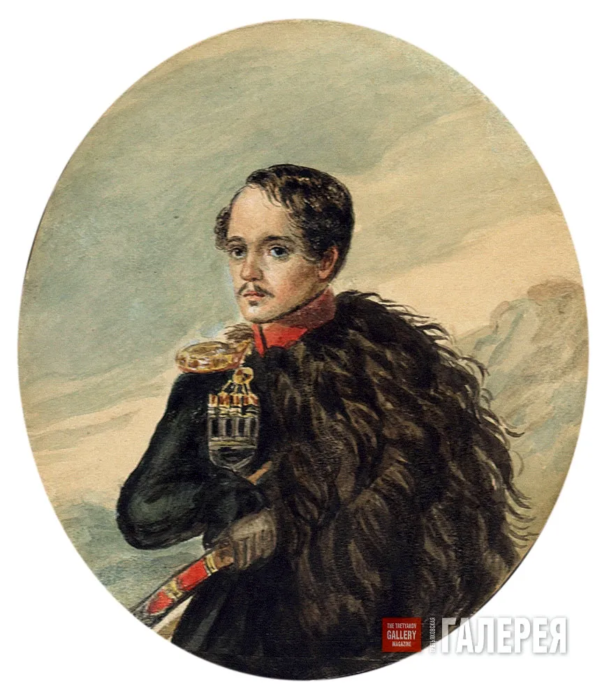 Лермонтов автопортрет 1837