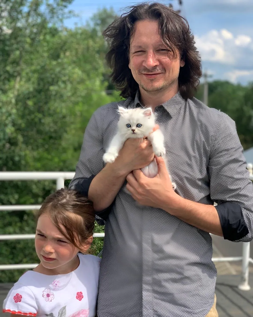 Максим Шабалин с дочерью Василисой