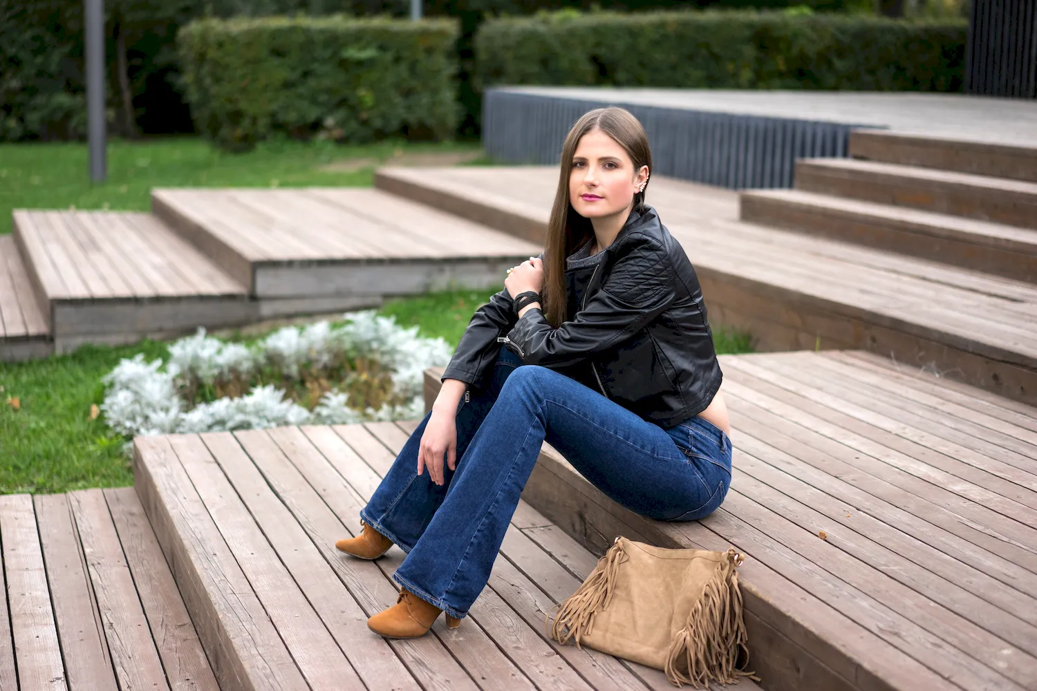 Мария Иващенко в джинсах