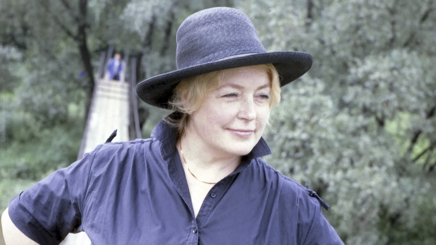 Мария Шукшина в шляпе