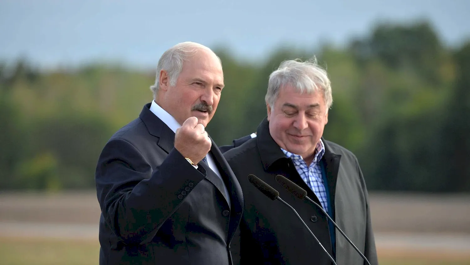 Михаил Гуцериев и Лукашенко