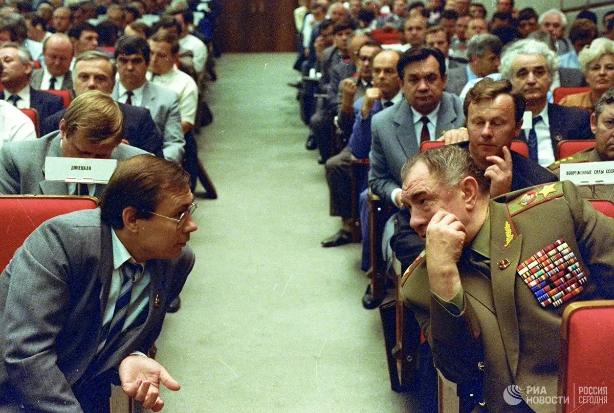 Министр обороны Язов 1991