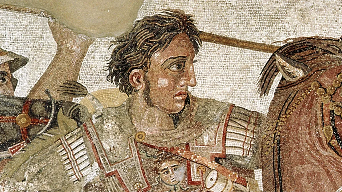 Мозаика битва Александра Македонского с Дарием