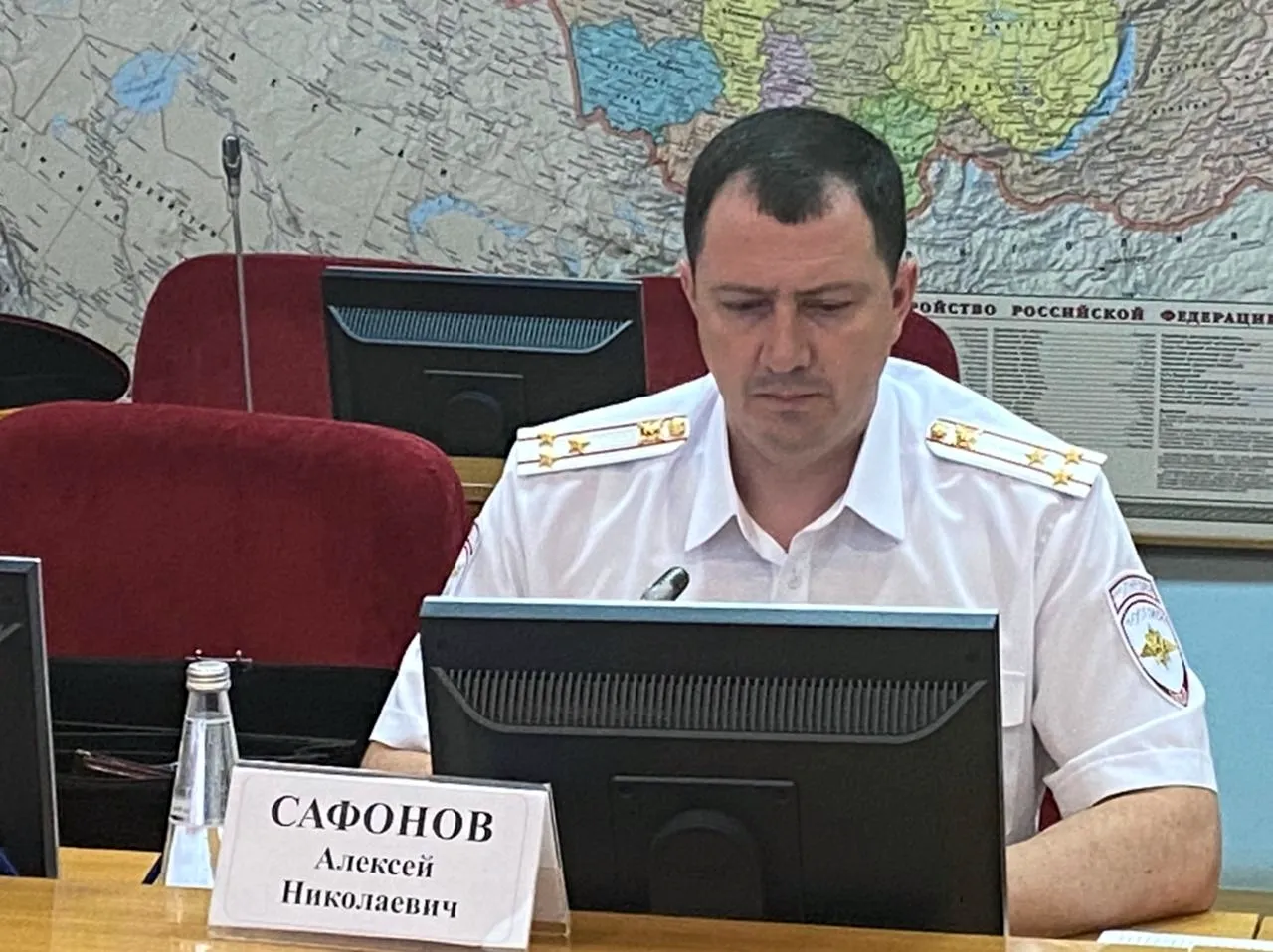 Начальник Ставропольского ГИБДД Алексей Сафонов