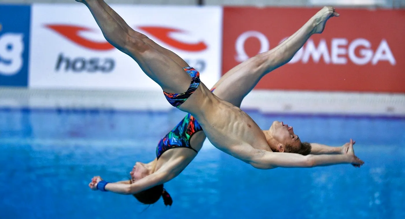 Никита Шлейхер прыжки в воду