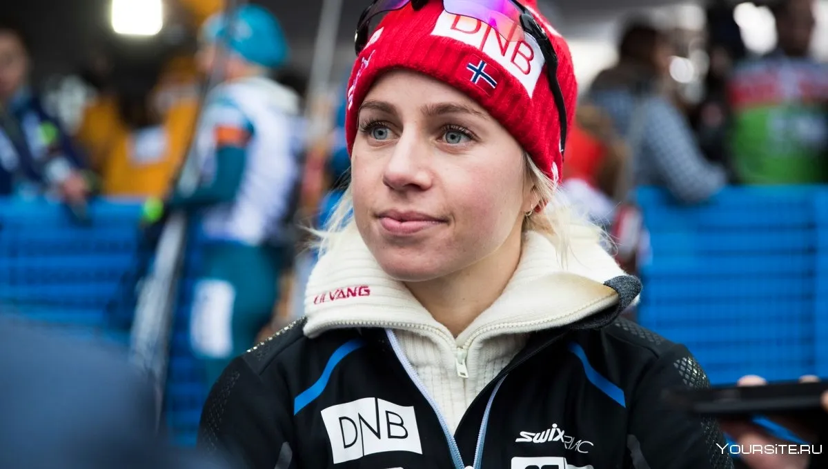 Норвежская биатлонистка Тирил Экхофф