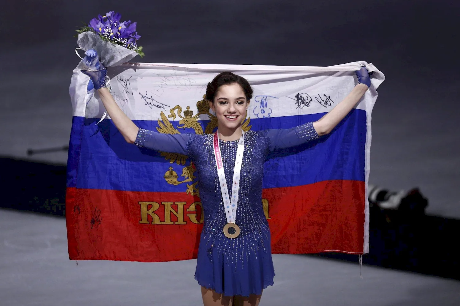Олимпийская чемпионка Медведева