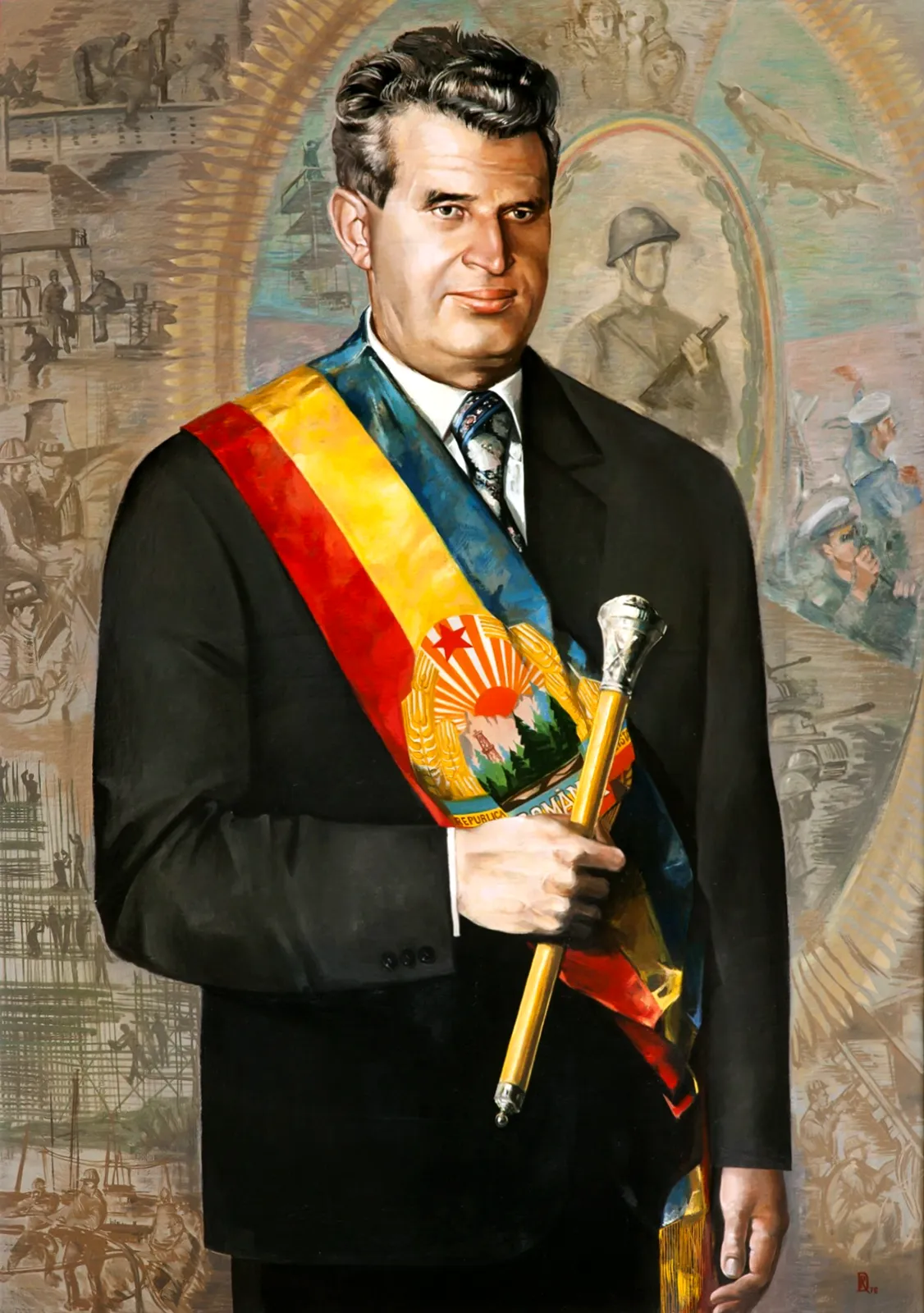 Президент Румынии Чаушеску