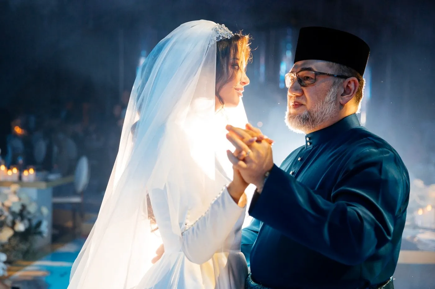 Свадьба короля Малайзии и Оксаны Воеводиной