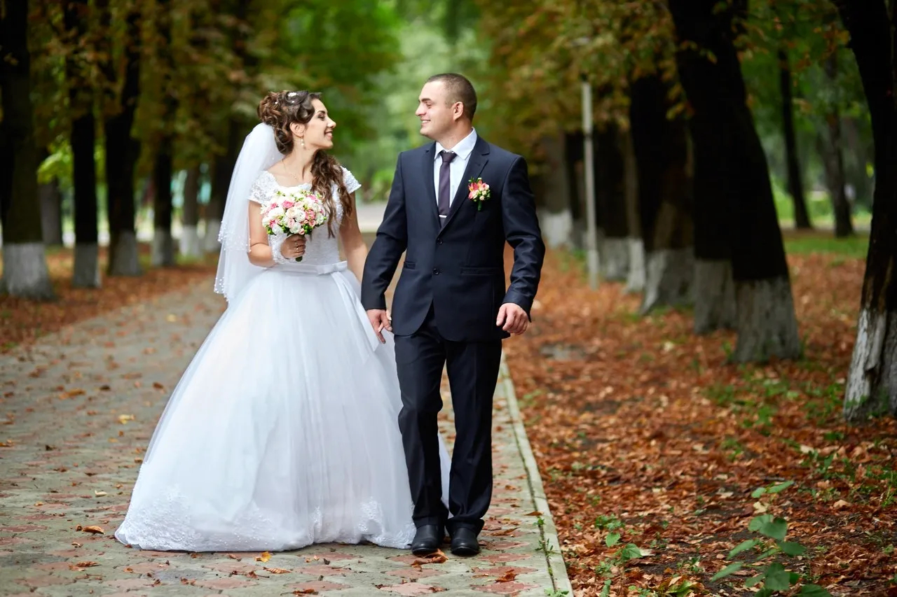 Свадебная прогулка в Екатерининском парке
