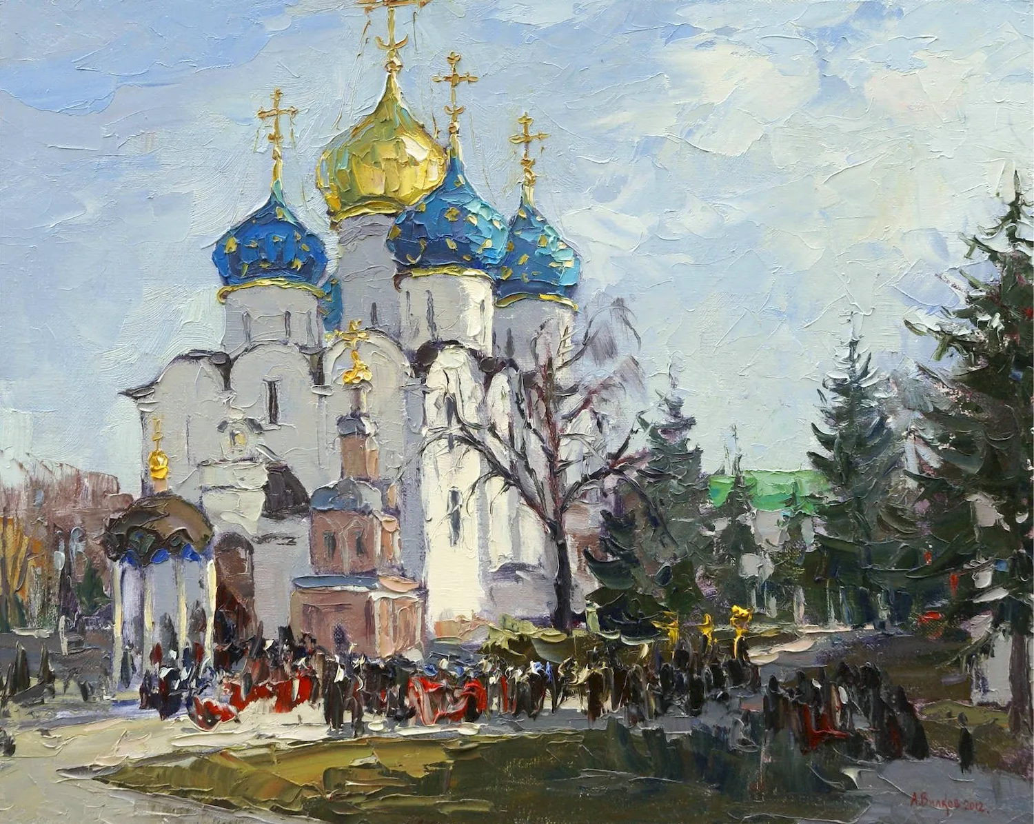 Троицкий собор Троице-Сергиева Лавра живопись