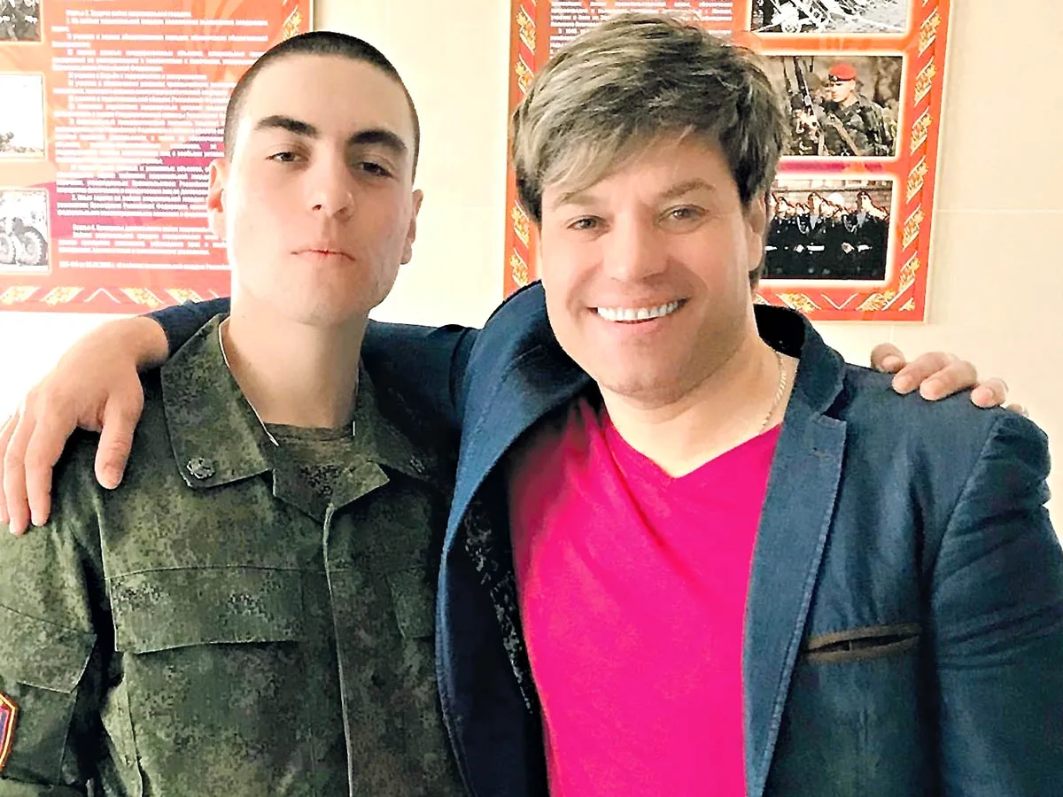 Жеребкин Вячеслав с сыном Даней