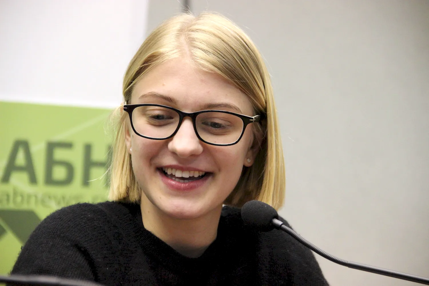 Журналистка Леся Рябцева
