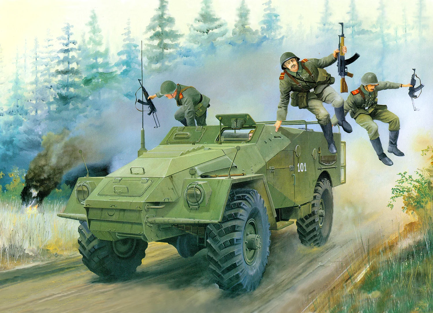 05517 Trumpeter 1/35 Советский БТР-40 BTR-40 APC