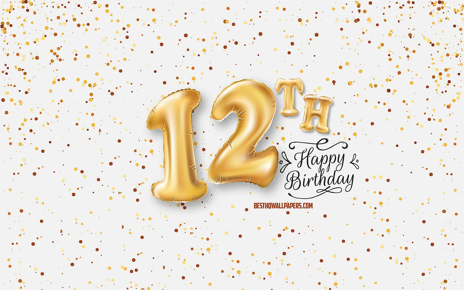 12 Лет Happy Birthday