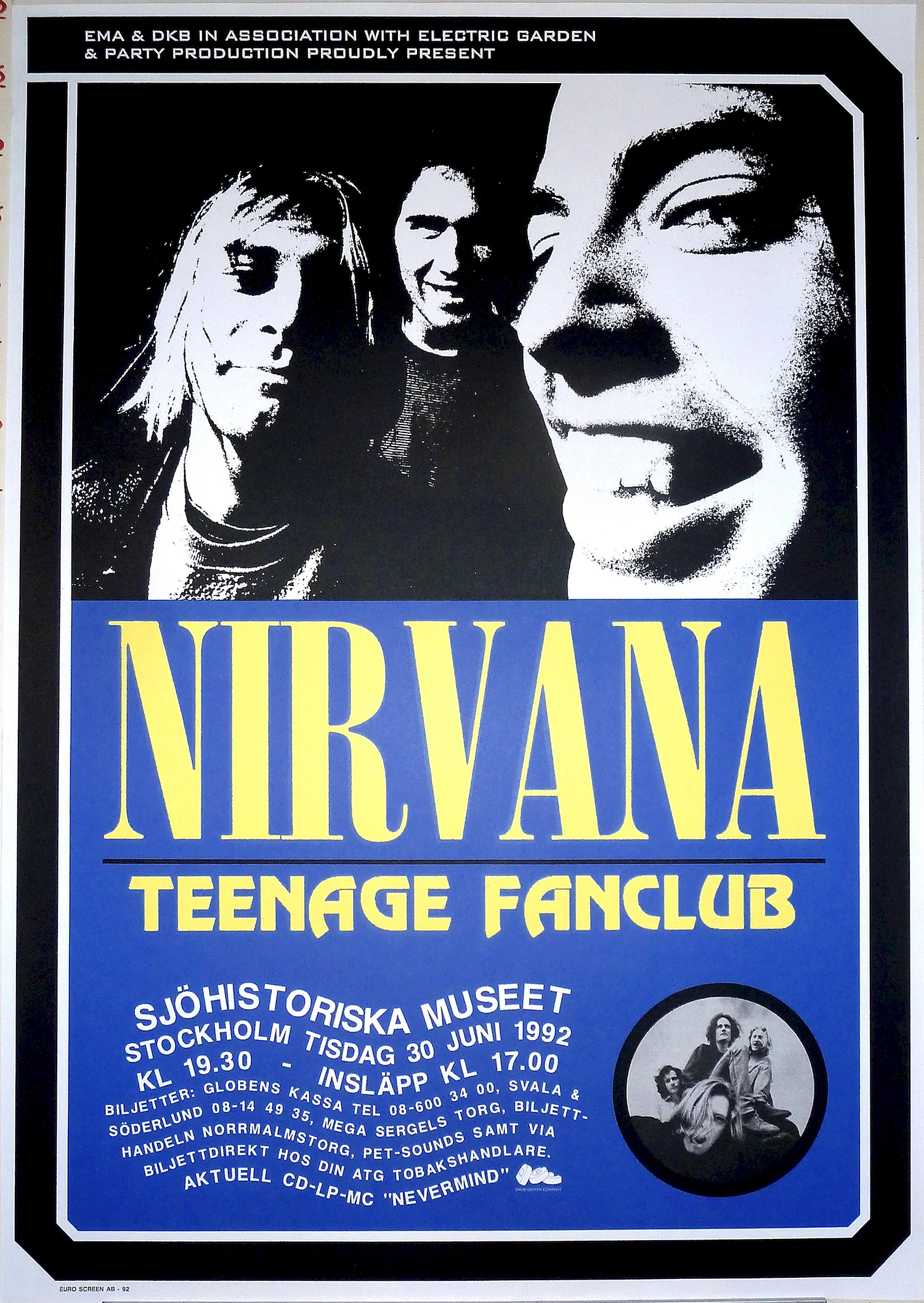 1992 Нирвана Постер