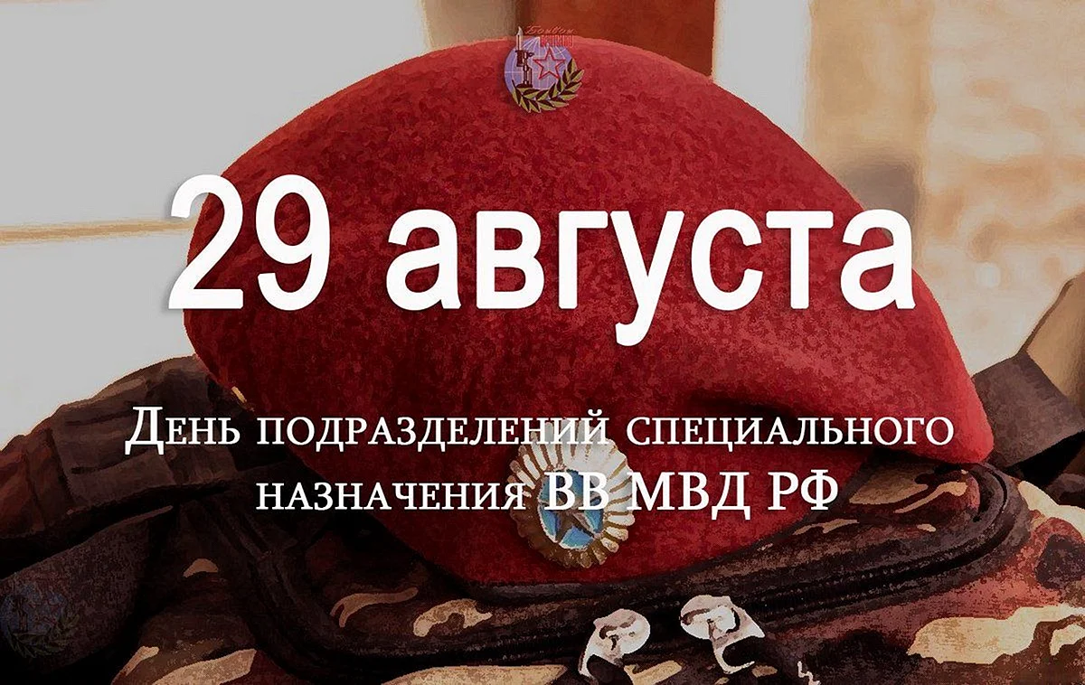 29 Августа праздник спецназа ВВ МВД РФ