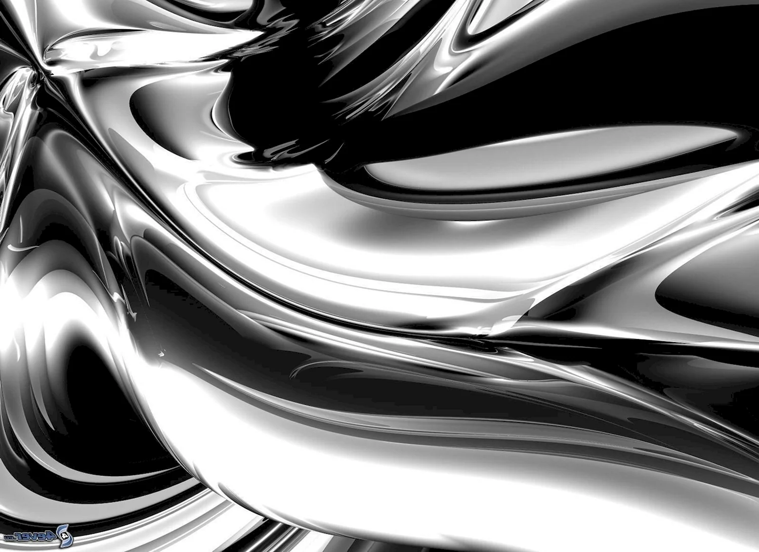 Черно белая абстракция на телефон (46 фото)