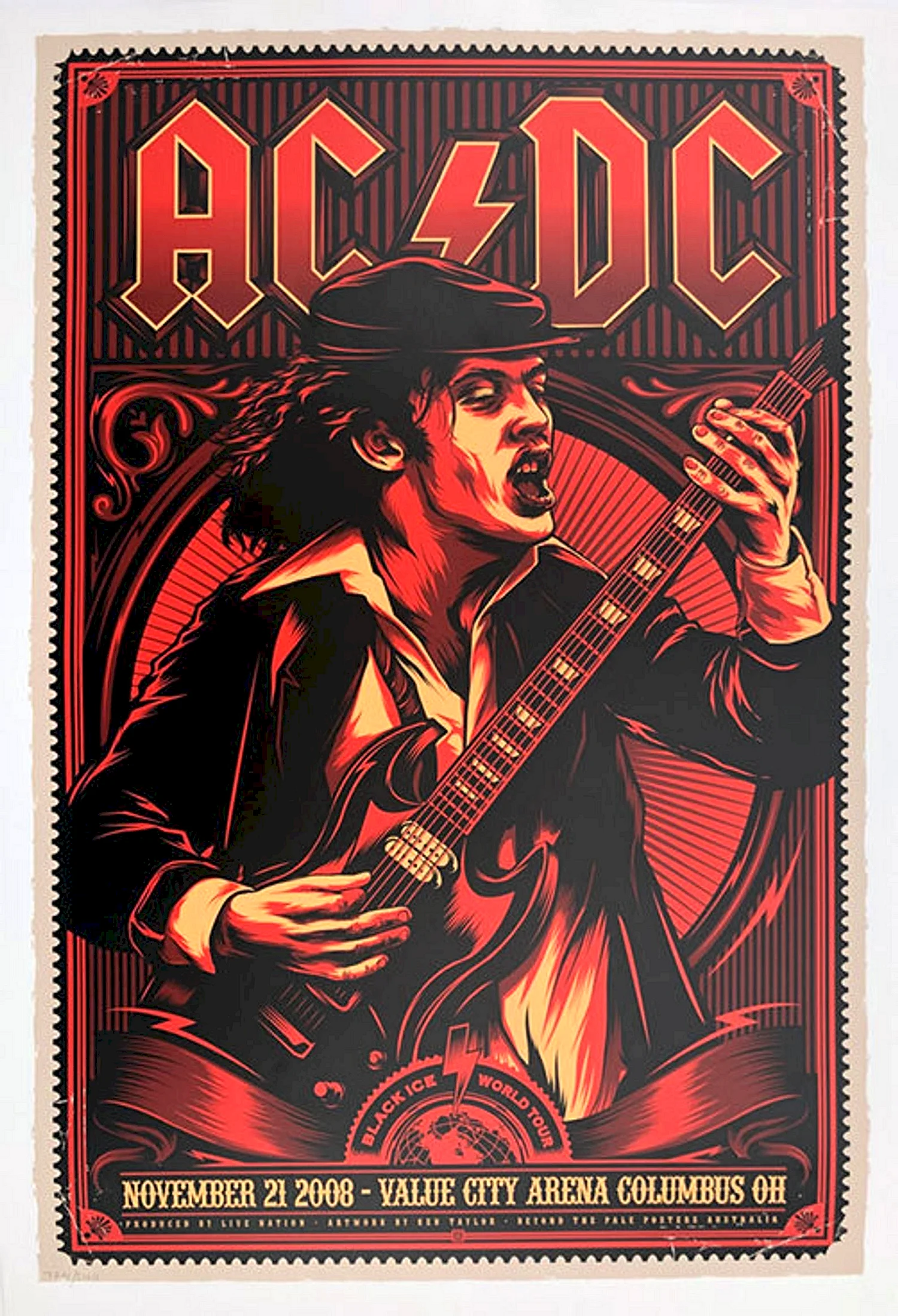 AC DC плакат