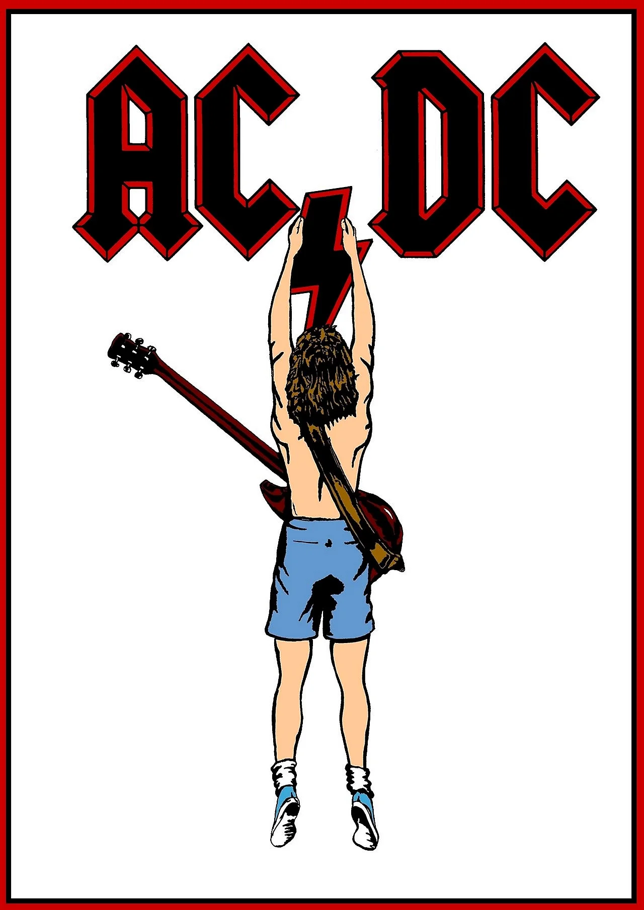 AC DC плакат
