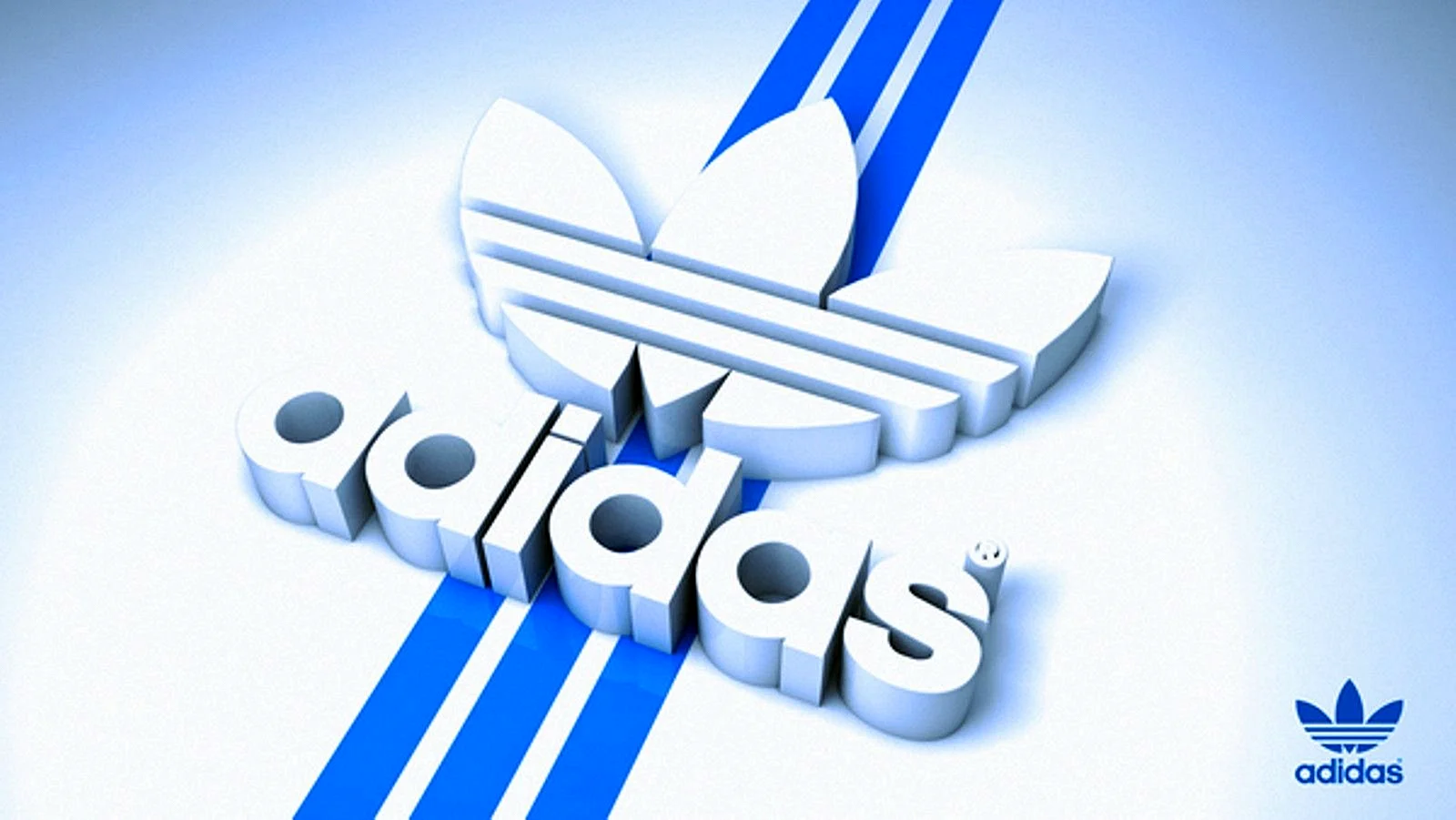 Adidas logo 3d