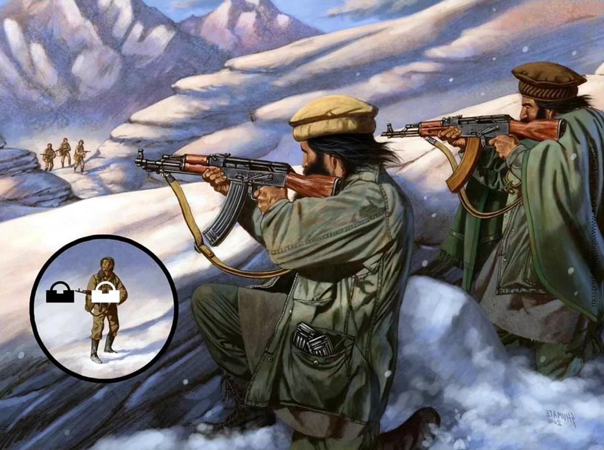 Афганская война моджахеды арт