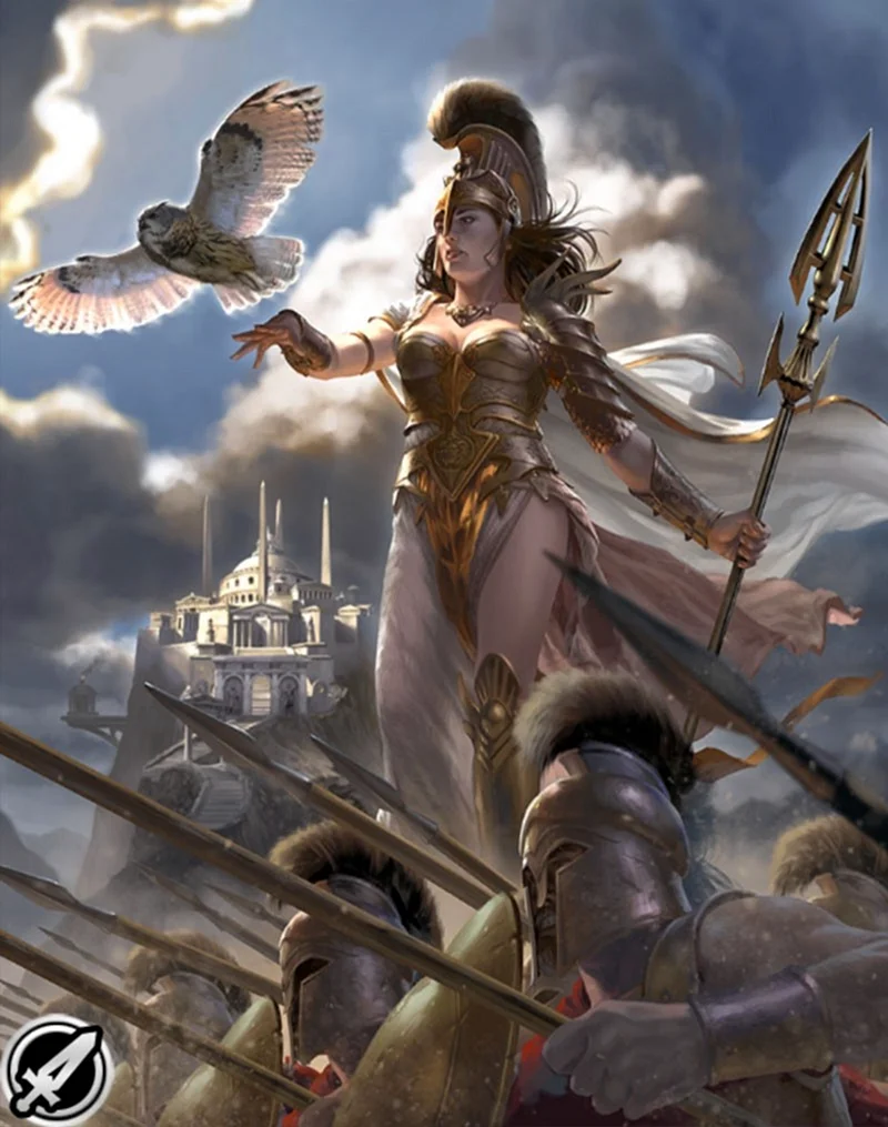 Афина богиня арт