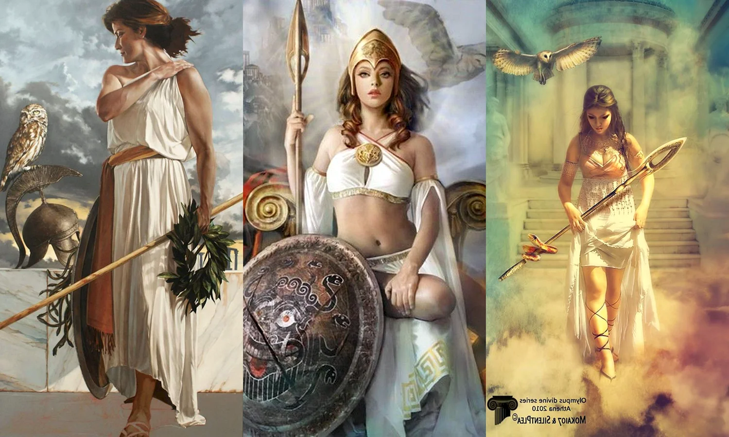 Афина богиня древней Греции арт
