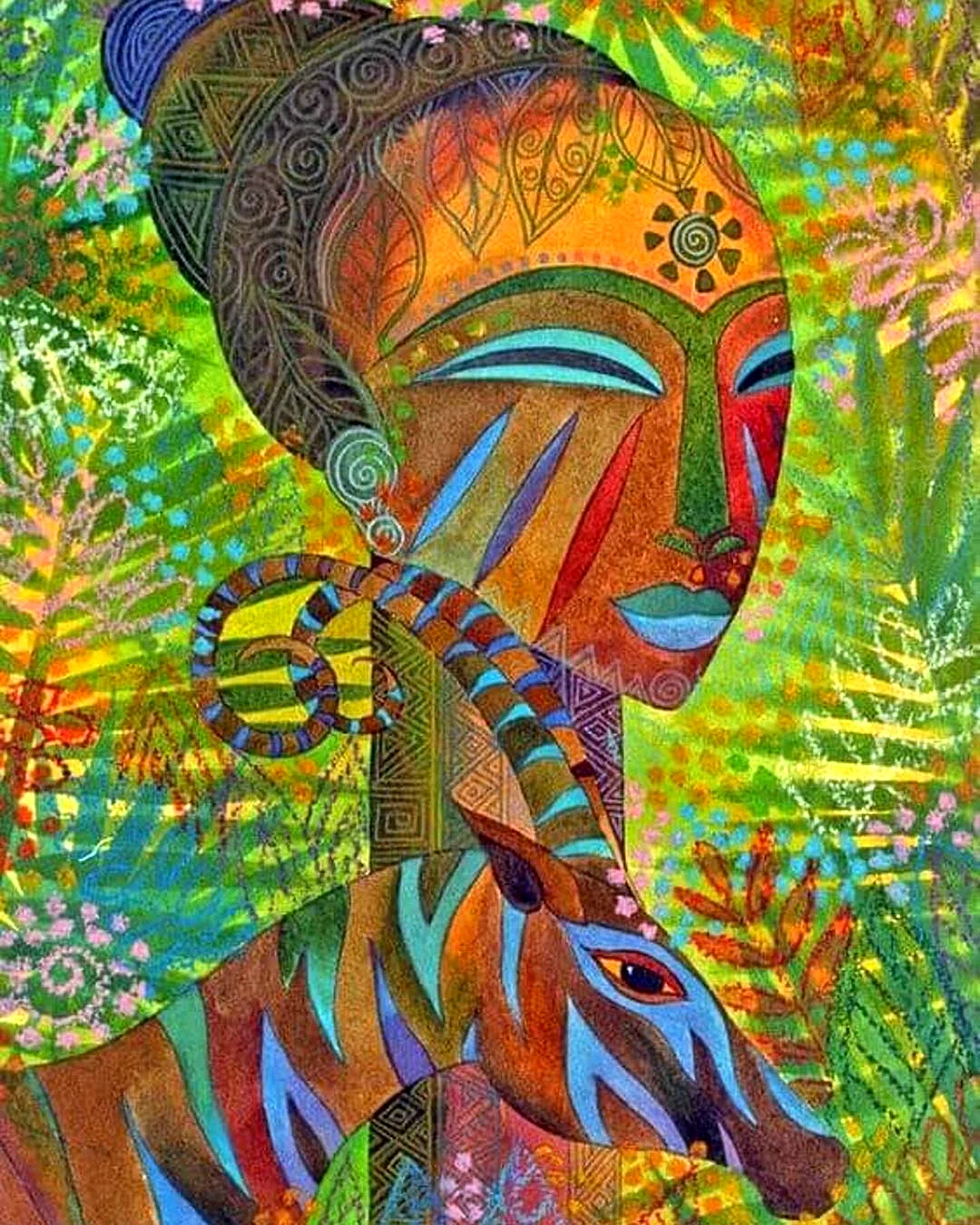 Африканские мотивы Гумилева живопись