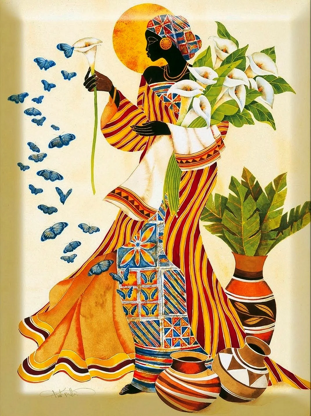 Африканские мотивы... Художник Keith Mallett