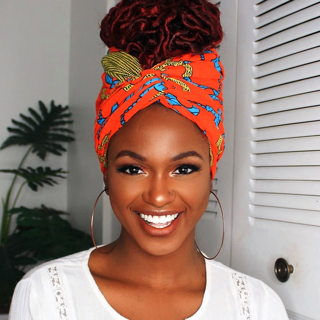 Африканский платок на голову