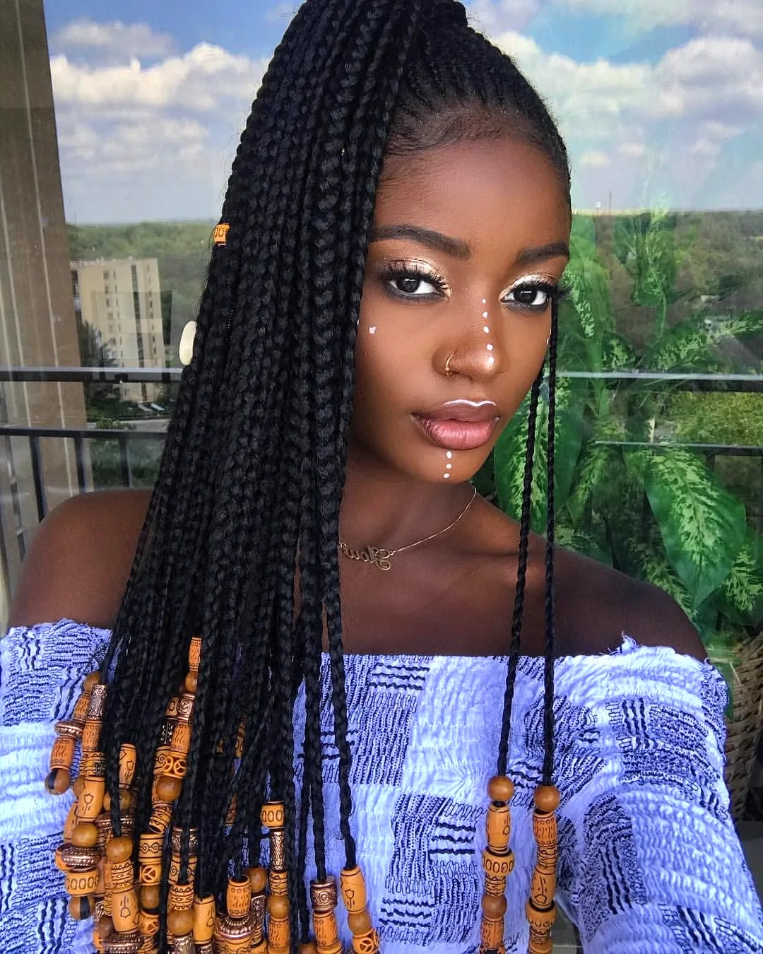 Афрокосы Box Braids
