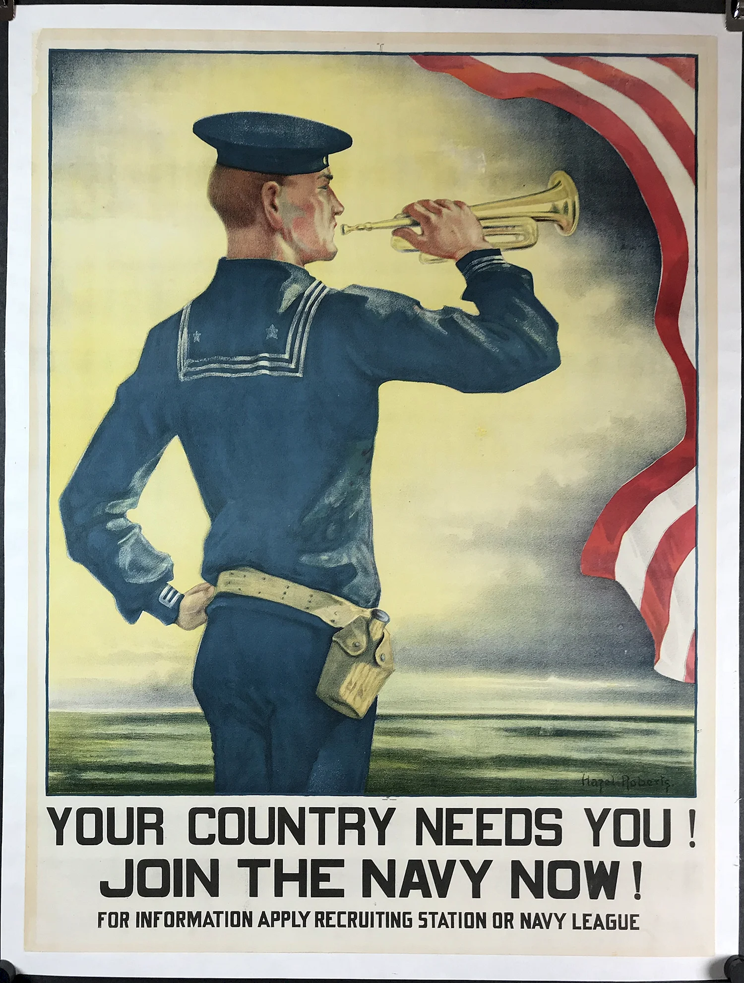 Агитационные плакаты флот США