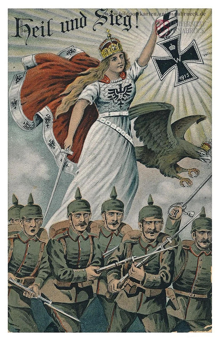 Агитационные плакаты Германии в первой мировой войне