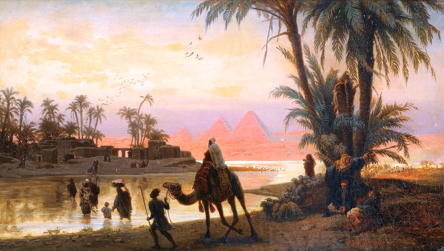 Айвазовский Караван в оазисе Египет