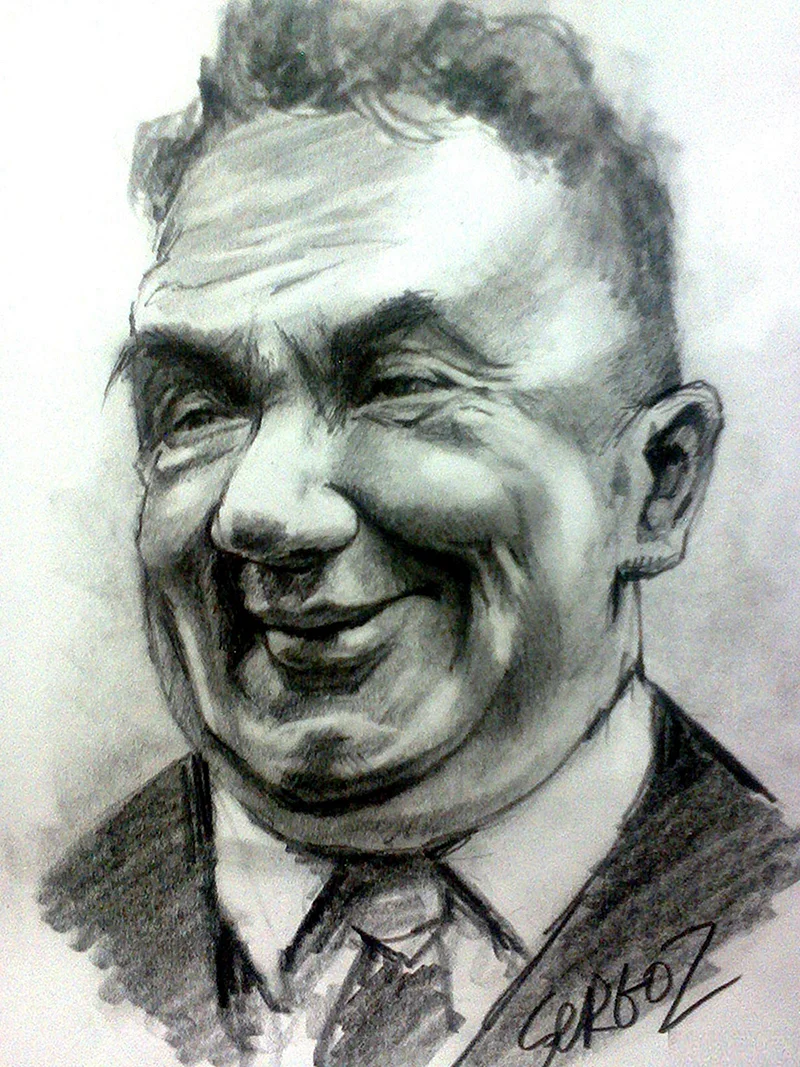 Алексей Смирнов портрет карандашом