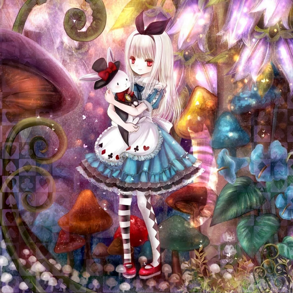 Алиса в стране чудес аниме