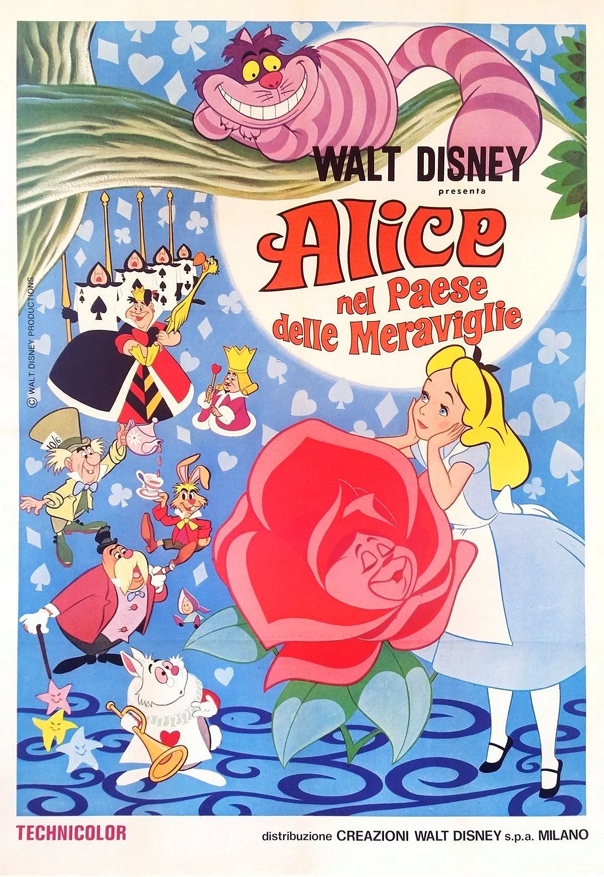 Алиса в стране чудес Дисней Постер